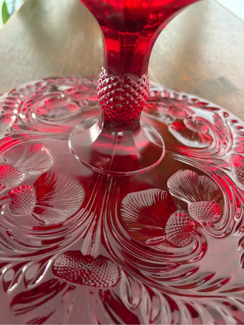 Mosser Thistle Cake Stand